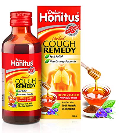 Dabur Honitus Herbal Cough Remedy Ayurvedic Syrup