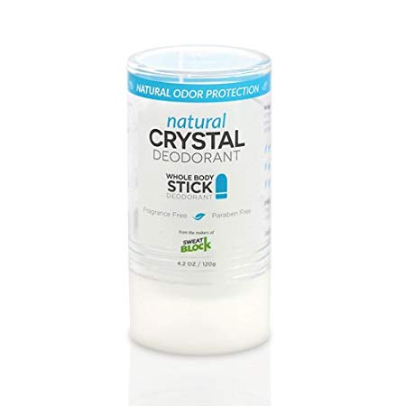 Natural Crystal Deodorant Stick by SweatBlock