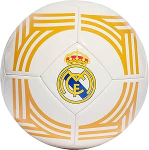 adidas Real Madrid Home Club Soccer Ball White 5