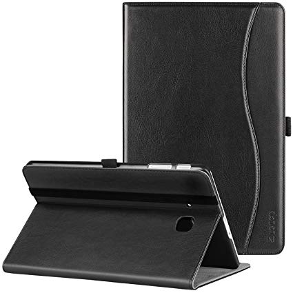 Samsung Galaxy Tab E 9.6 Case, Ztotop Premium Leather Slim Folding Cover for Samsung Galaxy Tab E Wi-Fi/Tab E Nook 9.6-inch Tablet(SM-T560/T561/T565 & SM-T567V), Black