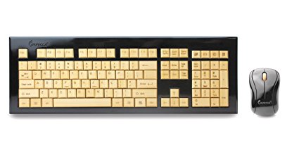 Impecca Wireless Hand-Carved Designer Bamboo Keyboard (KBB606CW)