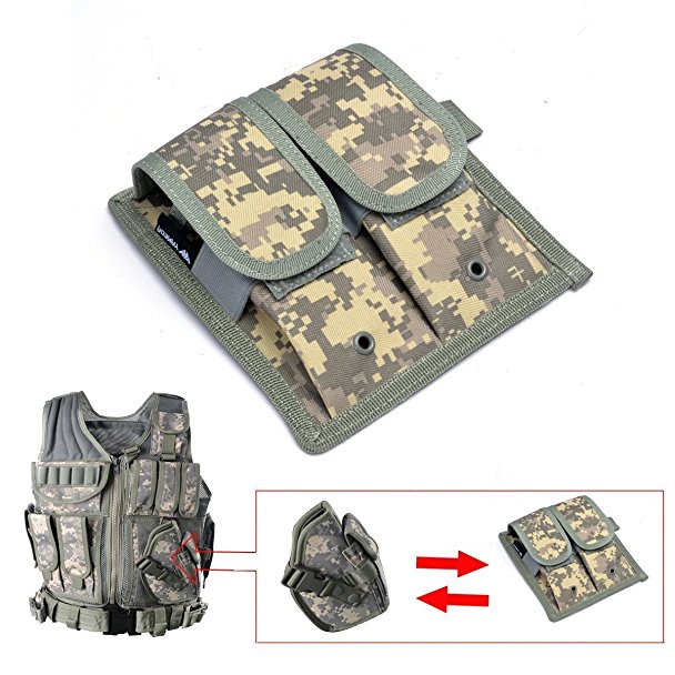 Yakeda Army Fans Tactical Vest Cs Field Outdoor Equipment Supplies Breathable Lightweight Tactical Vest Swat Tactical Vest Special Forces Combat Training Vest--1063