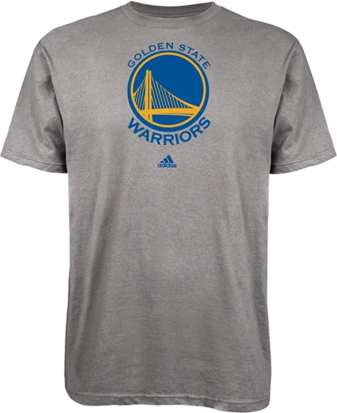 adidas Golden State Warriors Grey Primary Logo T-Shirt