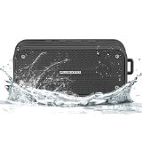 Bluetooth Speakers Plusinno Ultra Portable Bluetooth 40 Waterproof Wireless Speaker with Integrated SiriVoice Control Bluetooth Receiver Built-in Microphone and Selfie Function Gray