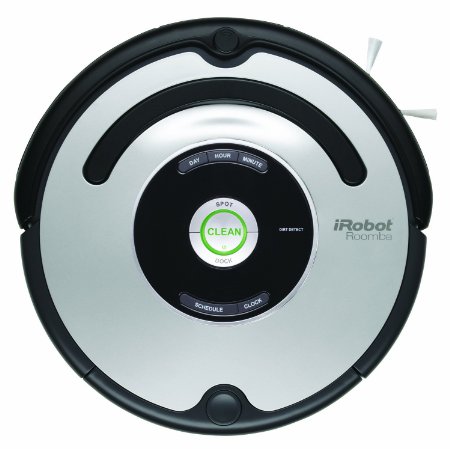iRobot 560 Roomba Vacuuming Robot Black and Silver