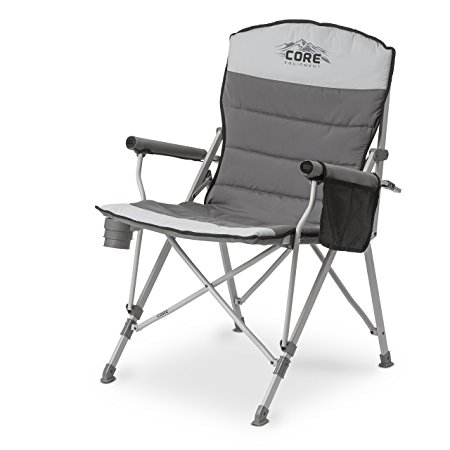 CORE Padded Hard Arm Chair with Carry Bag