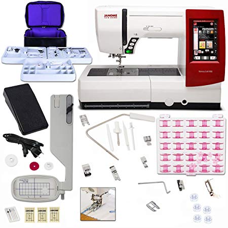 Janome Horizon Memory Craft 9900 Sewing and Embroidery Machine With New Exclusive Bonus Bundle