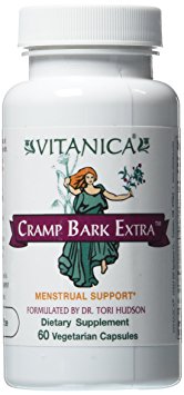 Vitanica - Cramp Bark Extra - Menstrual Support - 60 Vegetarian Capsules