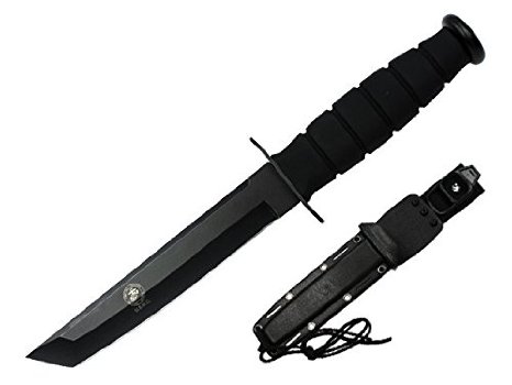 Rogue River Tactical USMC Marine Combat Survival Knife Tanto Blade Hunting Camping Fishing Rescue Knife