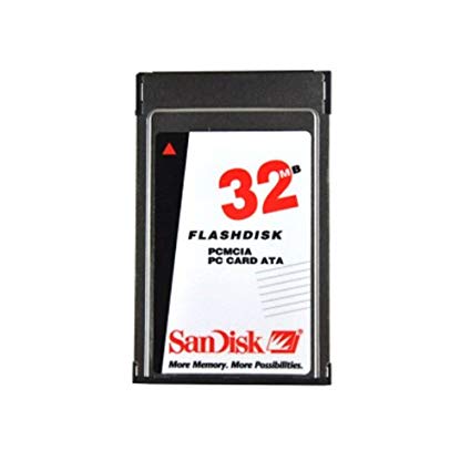 SanDisk 32MB PCMCIA PC Card II Flash Disk ATA Memory - ATA-32MB-SD