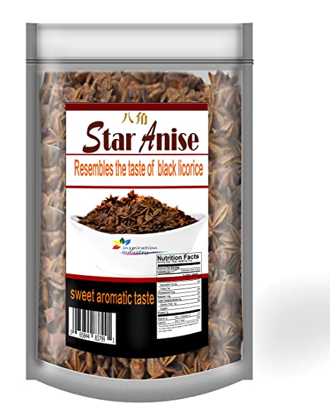 Star Anise-12oz-Whole Chinese Star Anise Pods, Dried Anise Star Spice (12 OZ)