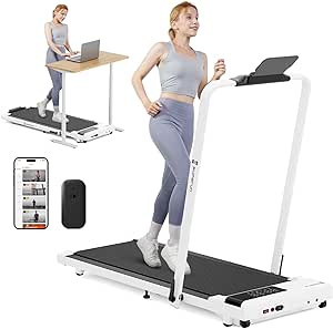 3 in 1 Walking Pad Treadmill, 3HP Folding Treadmills for Home, 300 lb Weight Capacity, Wide Running Belt, Remote Control, APP & LED Display, Under Desk Treadmill - Home Office Workouts