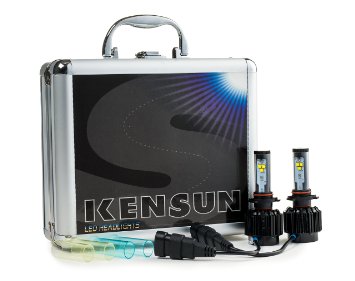 Kensun New Technology All-in-One LED Headlight Conversion Kit from HID or Halogen with Cree Bulbs - H7 - 30W 3000LM x2 - 2 Year Full Warranty