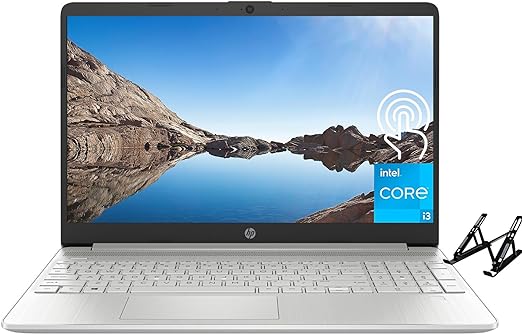 HP 2023 Newest Business Laptop, 15.6" Touch Screen Display, Intel Core i3-1215U(6-core), 16GB RAM, 512GB SSD, Intel UHD Graphics, Wi-Fi 6, Windows 11 Home in S Mode, with Laptop Stand