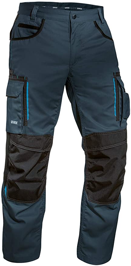Uvex Tune-Up Work Trousers for Men - Breathable Lightweigh Cargo Pants with Reinforced Knee Pockets