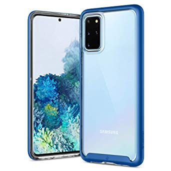 Caseology Skyfall Flex for Samsung Galaxy S20 Plus Case (2020) - Clear and Flexible - Ocean Blue