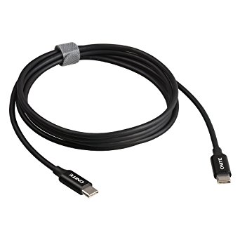 Onite 6.6FT USB Type C to C Charger Cord for Apple New Macbook Pro 13.3’’ 15’’ TouchBar, MLL82AM/A, Google Nexus 5X 6P, Pixel XL, Lenovo Yoga 910, Razer Blade Stealth, Black