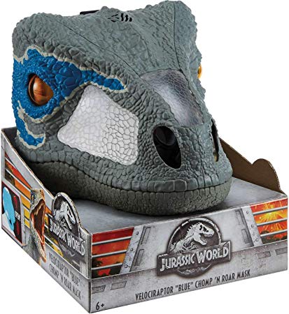 Jurassic World Chomp 'N Roar Velociraptor Blue Mask