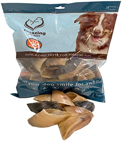 Amazing Dog Treats Premium Cow Hooves for Dogs (10 pc/pk) - Safe Cow Hoof Dog Chews - All Natural Beef Hooves Dog Treats Made from Grass-Fed Cattle - Best Natural Alternative to Rawhide
