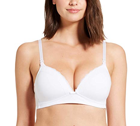 Lamaze Womens Everyday Cotton Wire-Free Maternity/Nursing Bra