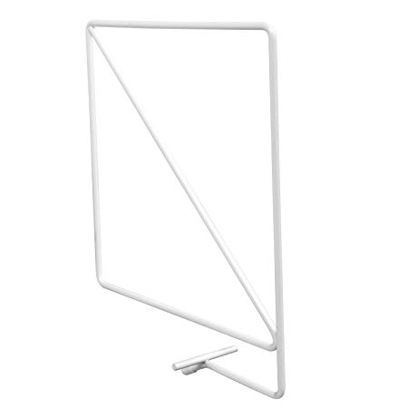 John Sterling 0370-WT Wire Shelf Dividers for Wood Shelving, 8 1/4-Inch, Warm White