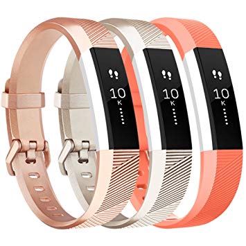 Vancle Replacement Bands with Metal Buckle for Fitbit Alta HR and Fitbit Alta