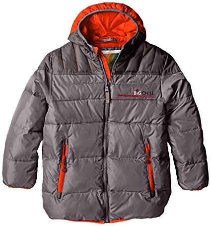 Big Chill Boys' Puffer Jacket with Down Fill
