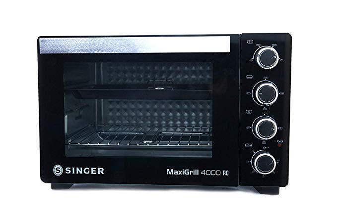 Singer Maxi Grill 4000 RC Oven Toaster Griller (Black, 40 L Capacity)
