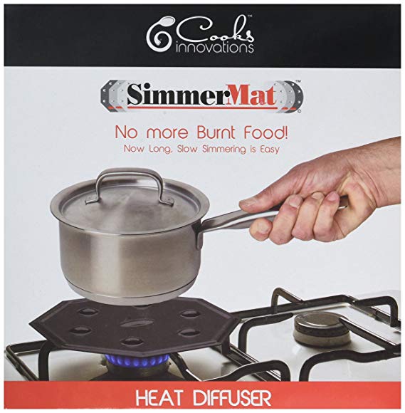 Cooks Innovations SimmerMat Heat Diffuser, Black