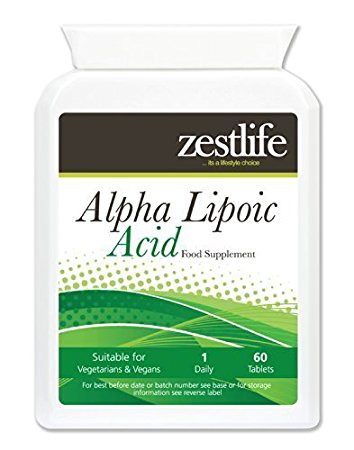 Zestlife Alpha Lipoic Acid 200mg * On Special Offer* 60 Tablets This powerful antioxidant promotes normal cellular energy, defends cells against oxidative damage casued by free radicals.