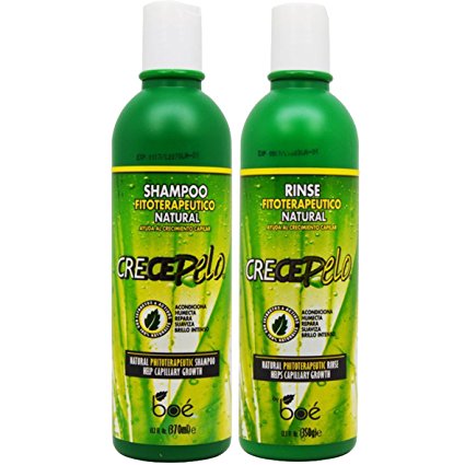 BOE Crece Pelo Shampoo   Rinse 12 oz "Combo Set!!"