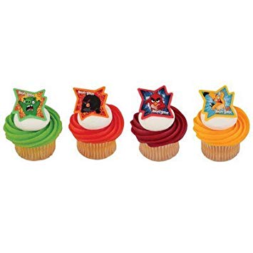Angry Birds Why So Angry? Cupcake Rings - 24 pc
