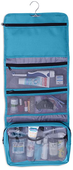 Hanging Toiletry Bag & Cosmetic Organizer - Large Size, See-Through & Lightweight