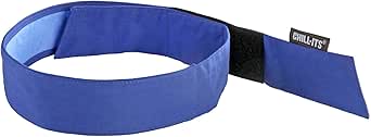 Ergodyne Chill Its 6705CT Cooling Bandana, Lined with Evaporative PVA Material for Fast Cooling Relief, Quick and Secure Fit