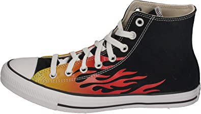 Converse - CTAS Hi 171130C Black Enamel Red Fresh Yellow