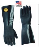 Artisan Griller Best Insulated Food Gloves -14 Length for Barbecue Grilling and Frying Designed For Pit Masters BBQ - Smokers -Turkey fryers and Food Handling 2 Heavy Duty Neoprene TEXTURED Gloves