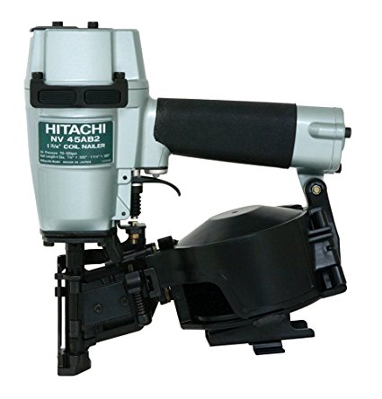 Hitachi NV45AB2 7/8-Inch to 1-3/4-Inch Coil Roofing Nailer (Side Load)