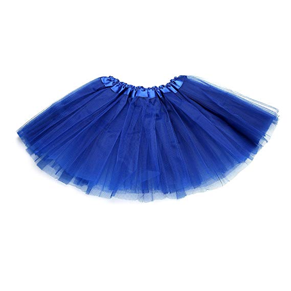 Anleolife 12'' Girl Tutu Skirt Party Tutus Pure Color