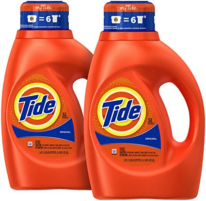 Tide Liquid Detergent Original Scent 50 Ounce (2pk)