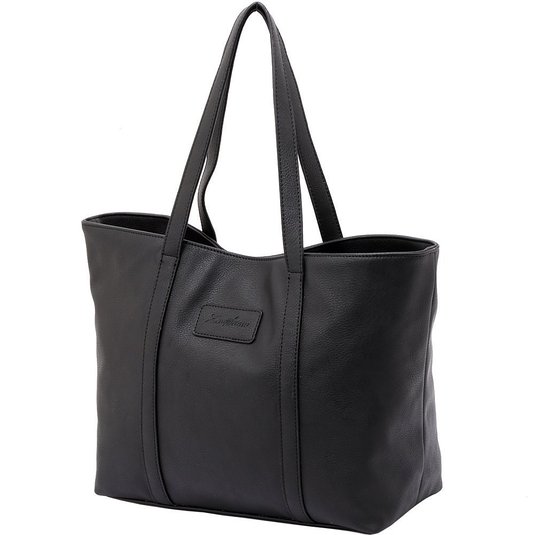 ZMSnow Women's PU Leather Large Tote Shopping Bag Lightweight Handbag With Long Handles