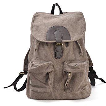Gootium 20228N Leisure Canvas Shoulder Backpack, Garment Washed