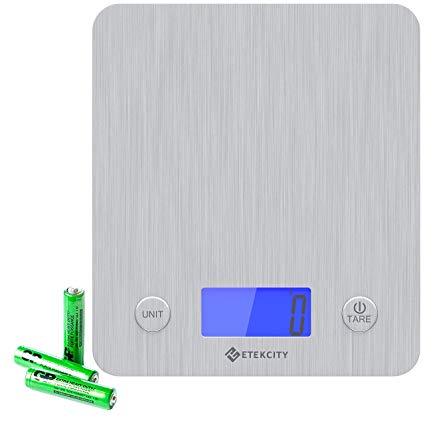 Etekcity EK6211 Kitchen Weight Scale, Large, Silver