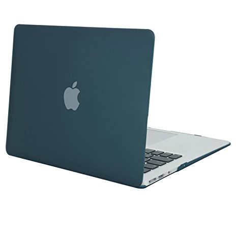 Mosiso Plastic Hard Shell Case Cover for MacBook Air 11 Inch (Models: A1370 and A1465), Deep Teal