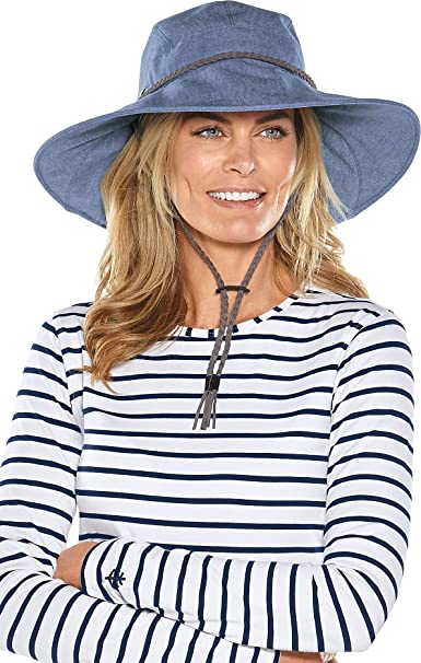 Coolibar UPF 50  Women's Flora Gardening Hat - Sun Protective