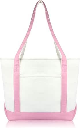 DALIX Daily Shoulder Tote Bag Premium Cotton