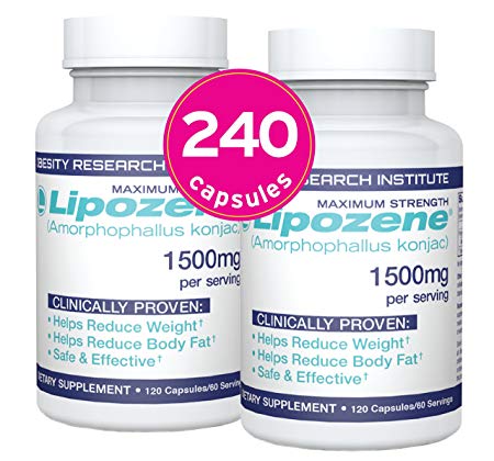 Lipozene Weight Loss Pills (Lipozene Mega Bottle Bundle)