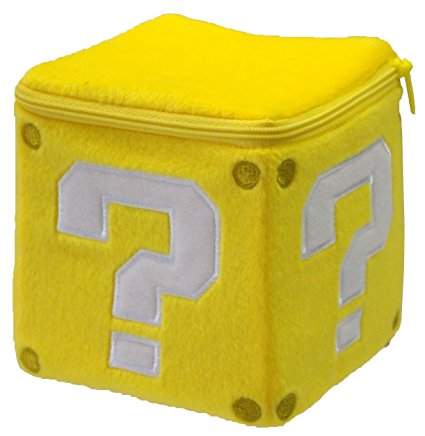 Little Buddy Official Super Mario Coin Box 5" Plush