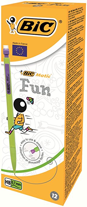 BIC Matic Fun 0.7mm Mechanical Pencils 12 Box