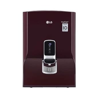 LG Water Purifier WW120NNC with (8L) STS Tank, UF UV Heavy Metal Remover Virus Clean , UV in Tank, HMR Carbon Filter (Crimson Red) | Vijay Sales