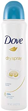 Dove Dry Spray Antiperspirant, Nourished Beauty 3.80 oz (Pack of 4)